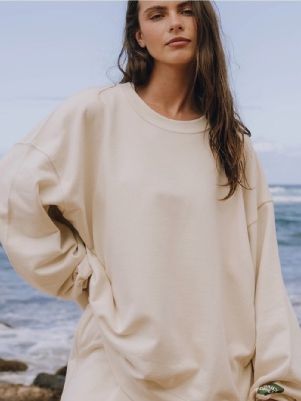 Daily DRILLS Boxy  OVERSIZED CREWNECK